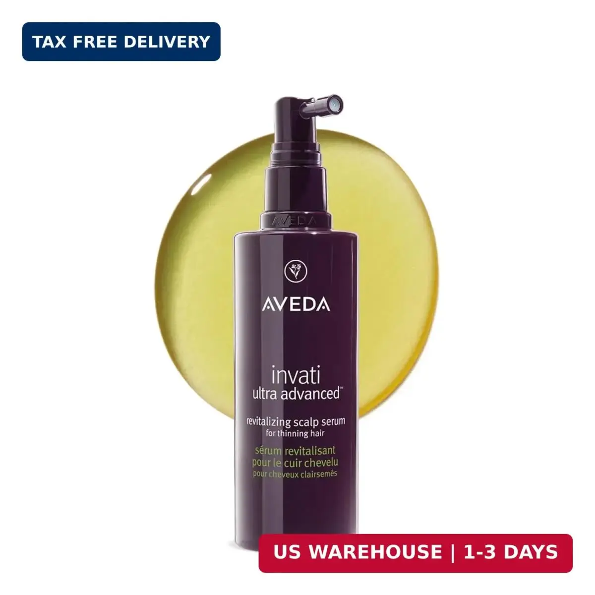 Invati Ultra Advanced Revitalizing Scalp Serum Step 3 of 4 Reduces Hai by Aveda