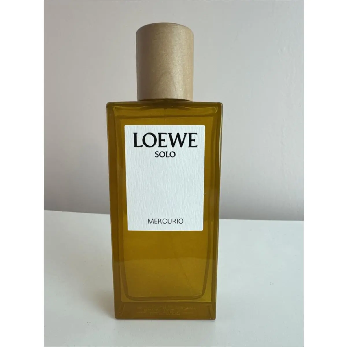 Loewe Solo Mercurio Eau de Parfum Men`s 3.4oz/100ml T White Box