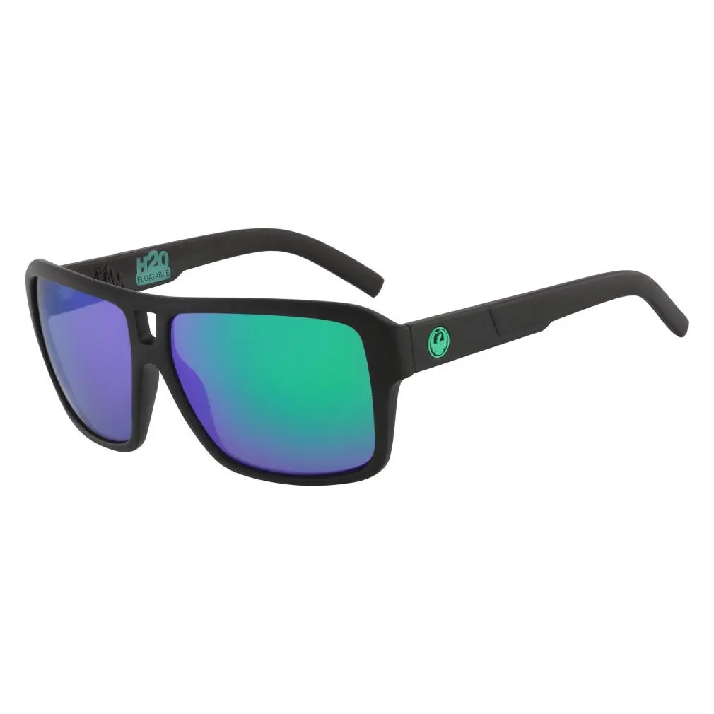 Dragon The Jam Ll H2O Polar Matte Black H2O/Ll Green Ion Polar Lens Sunglasses