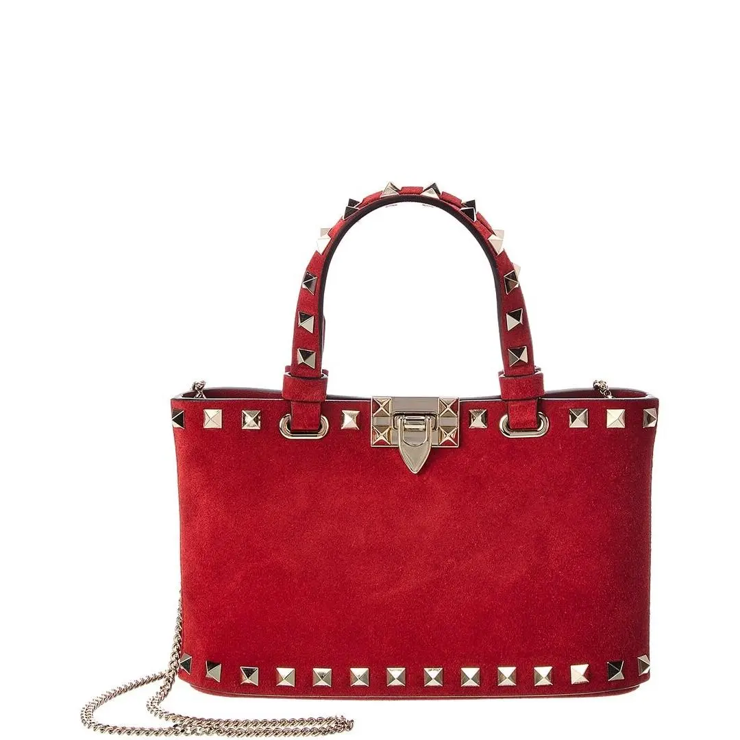 Rockstud Mini Suede Tote Women`s by Valentino