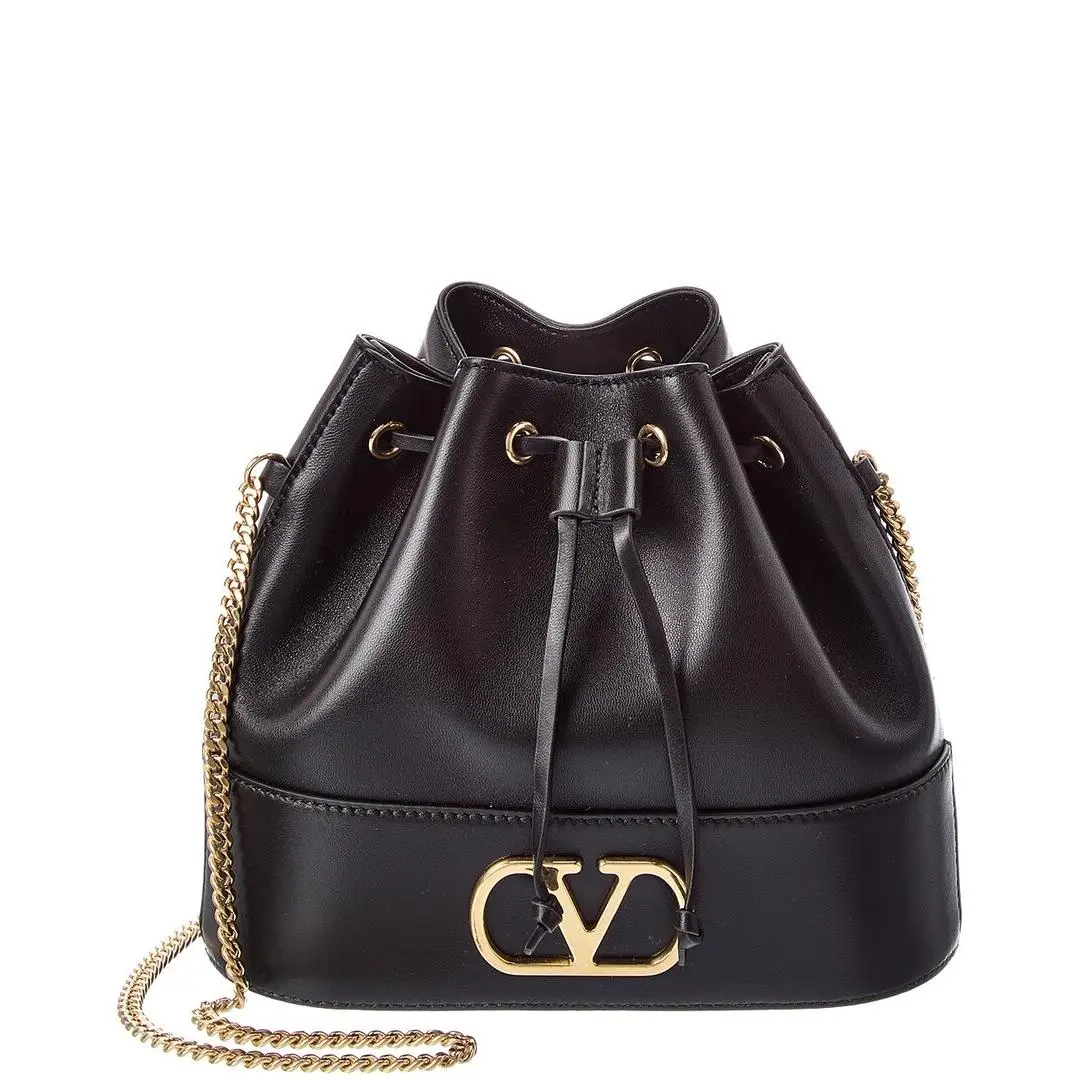 Vlogo Leather Bucket Bag Women`s by Valentino