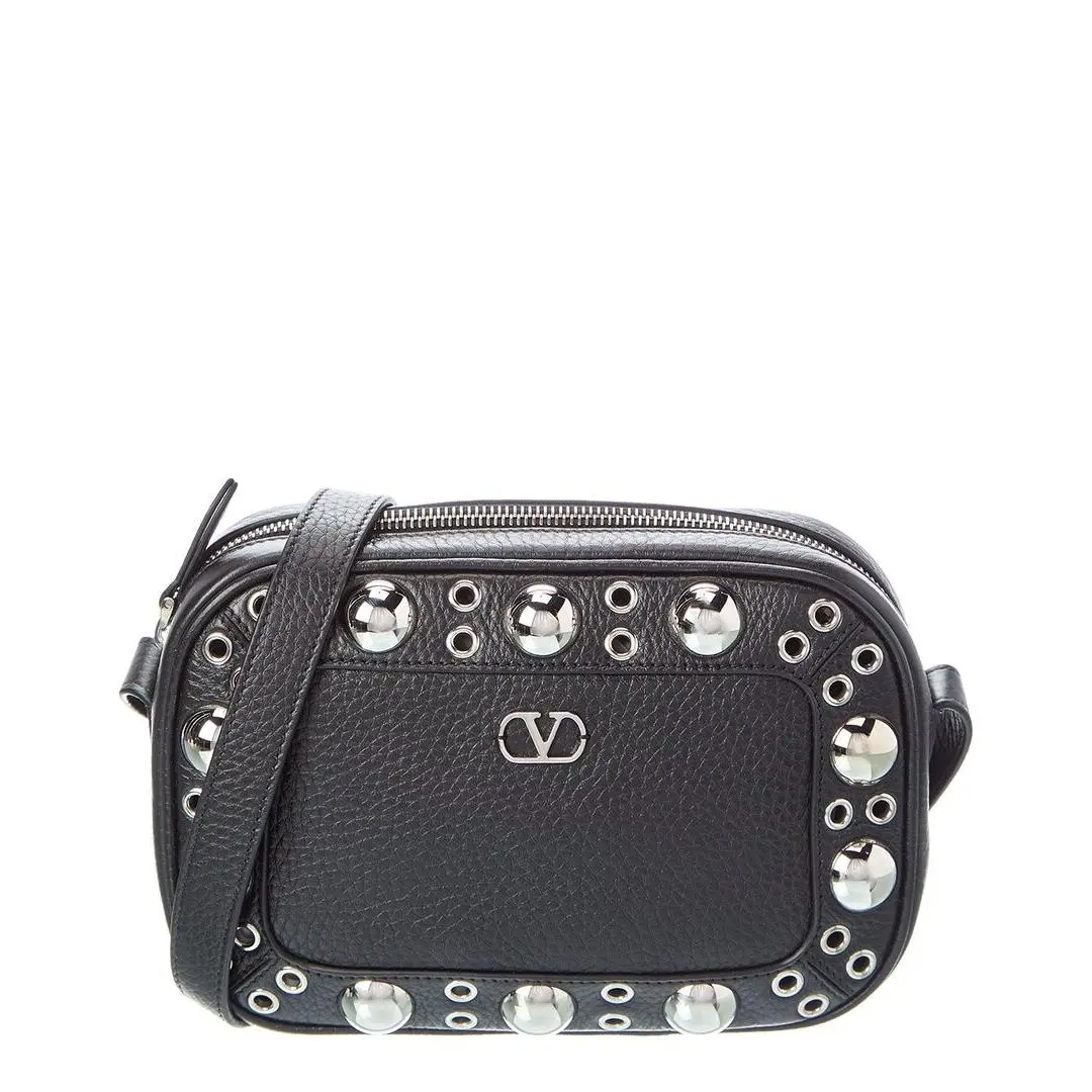 Nellcote Leather Crossbody Women`s Black by Valentino