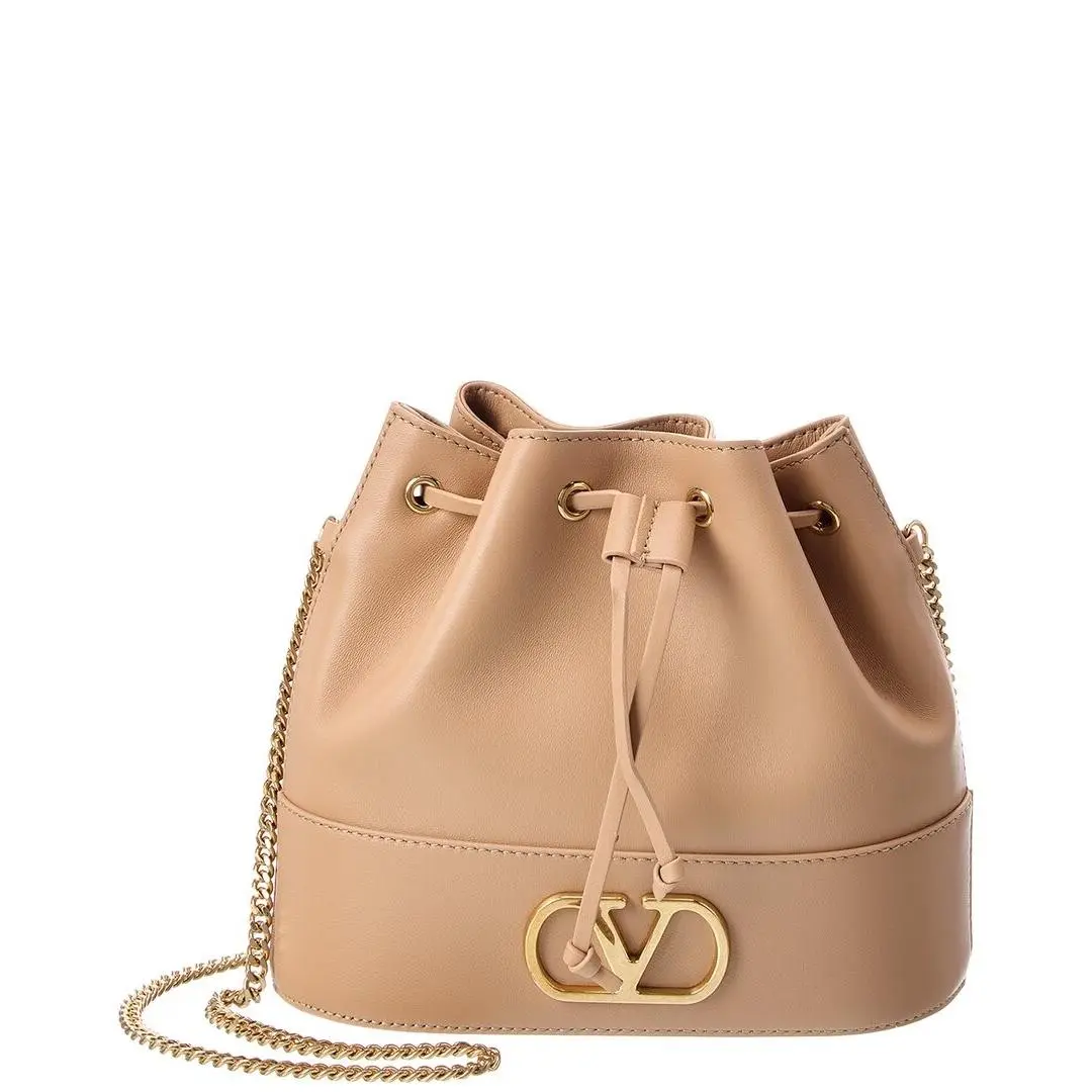 Vlogo Leather Bucket Bag Women`s by Valentino