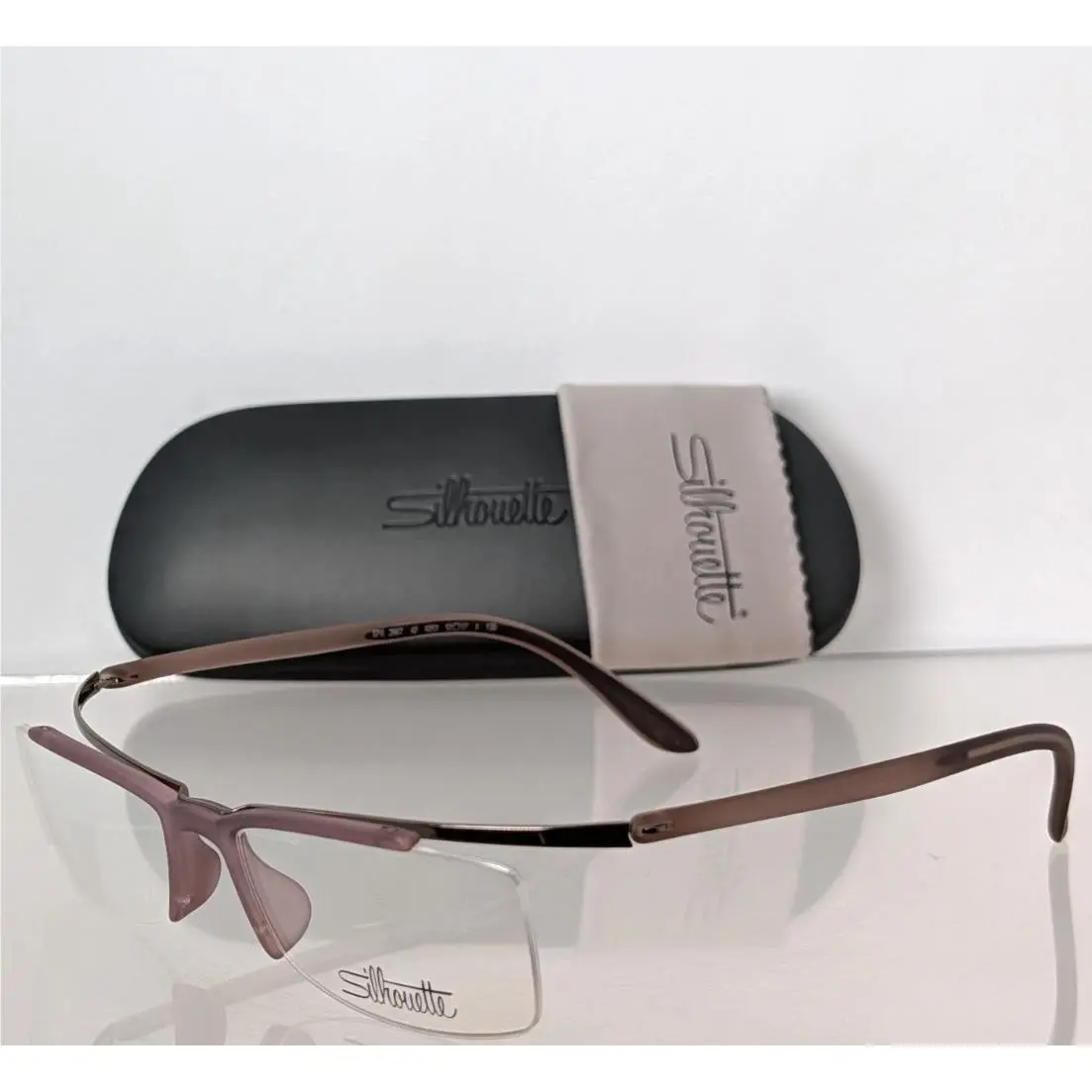 Eyeglasses Spx 2867 40 6053 53mm Titanium Frame by Silhouette