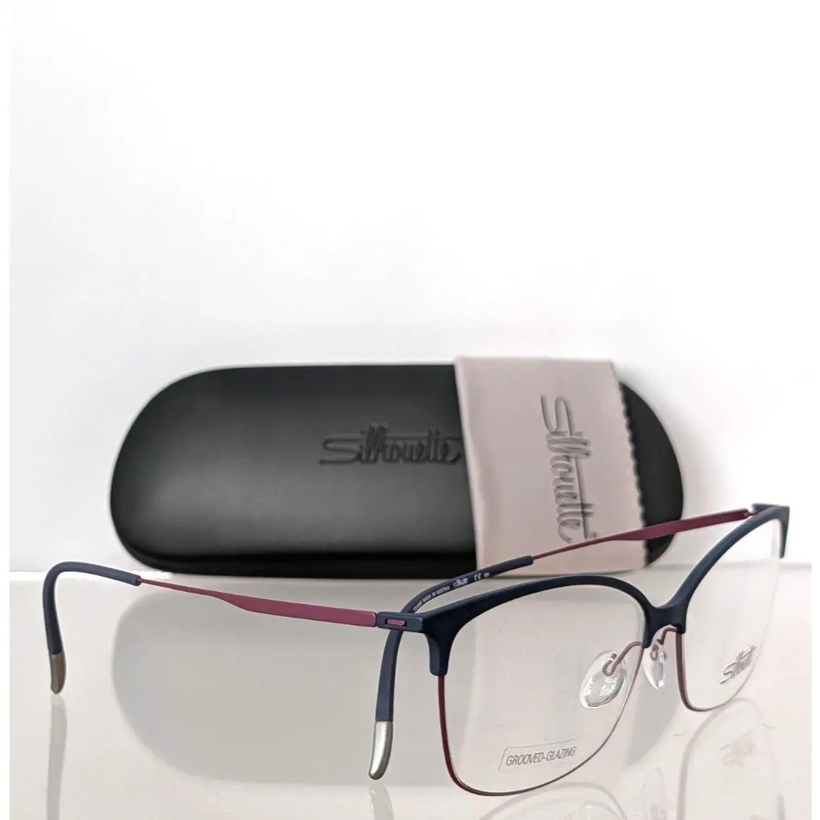 Eyeglasses Spx 1609 75 4140 56mm Titanium Frame by Silhouette