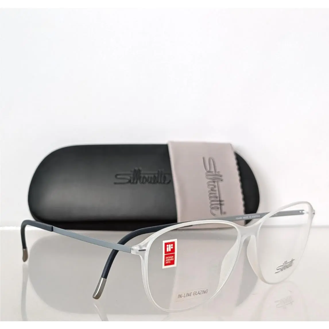 Eyeglasses Spx 1573 10 6100 55mm Titanium Frame by Silhouette