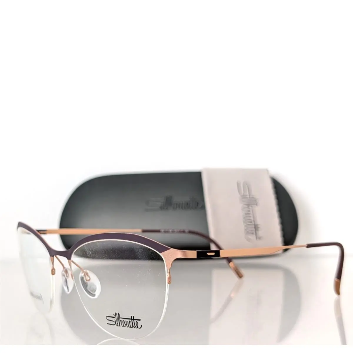 Eyeglasses Spx 4556 75 4030 54mm Lite Arcs Titanium by Silhouette