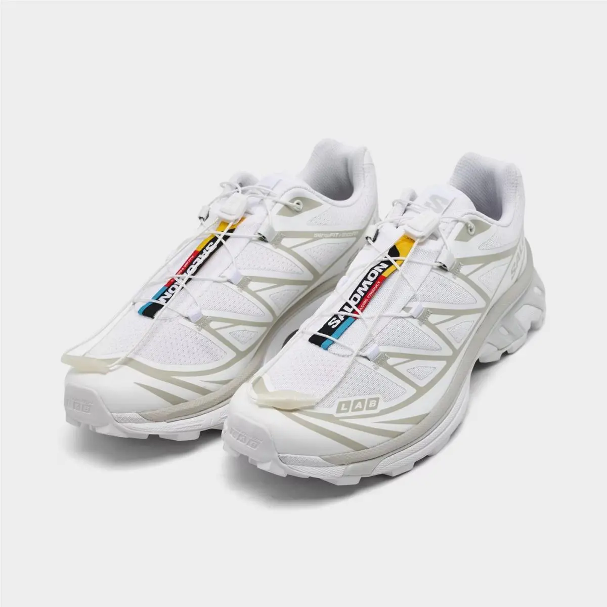 Salomon shoes - L45442 600 - White/White/Lunar Rock 5