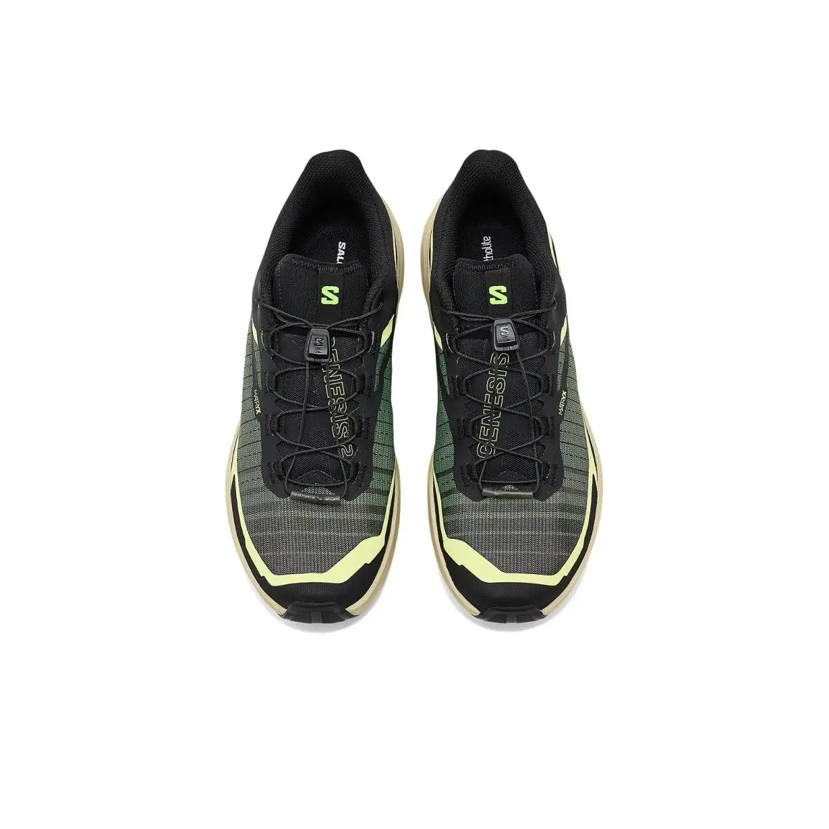 Salomon shoes - Sunny Lime/Black/Bog 7