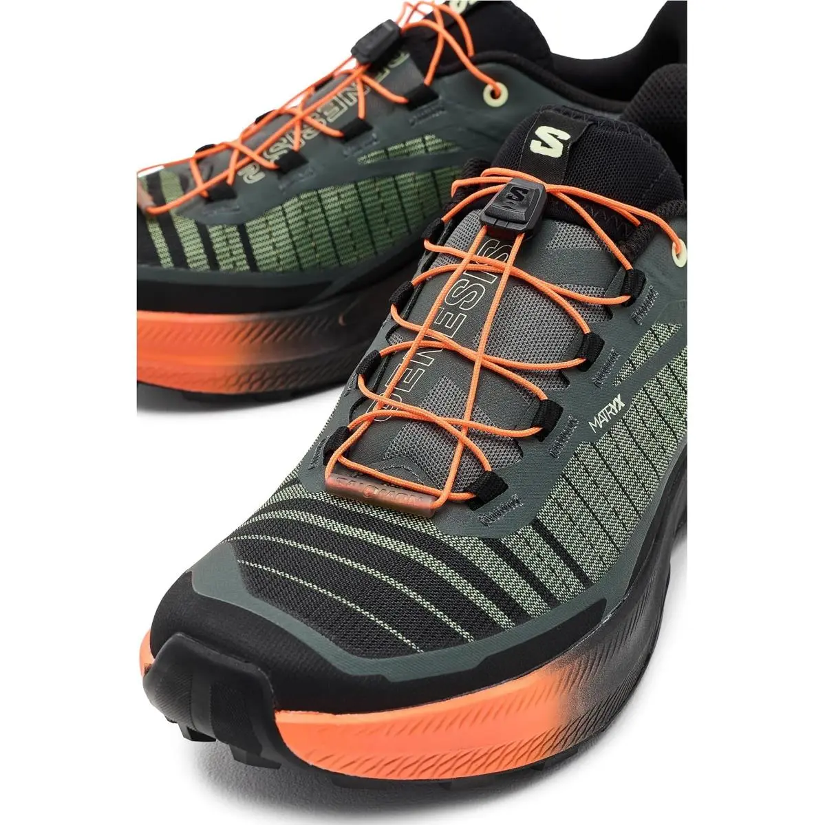Salomon shoes - Sunny Lime/Black/Bog 18