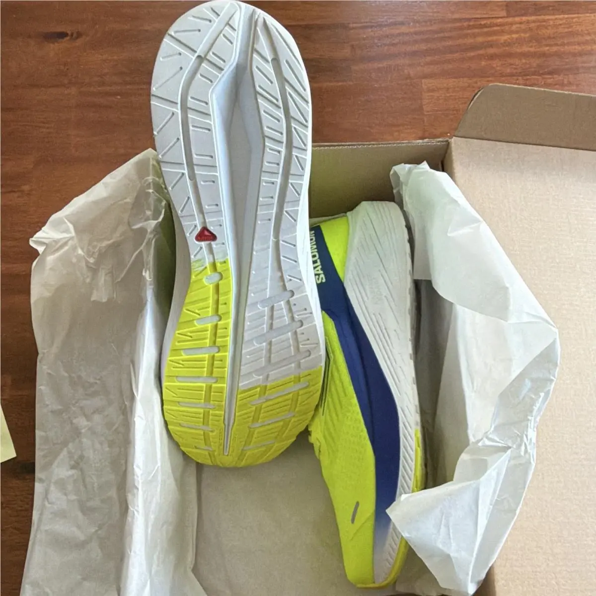 Salomon shoes - Salomon Aero Blaze - Aero Blaze - 473820 - Yellow, Blue, White 1