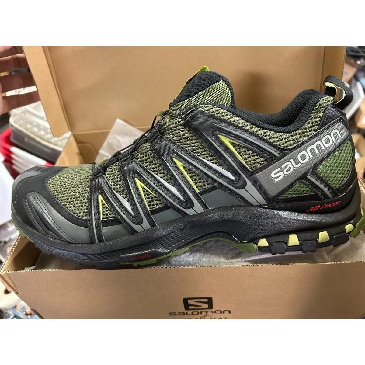 Salomon shoes - Salomon XA Pro 3D - Pro - Chive/Black 0