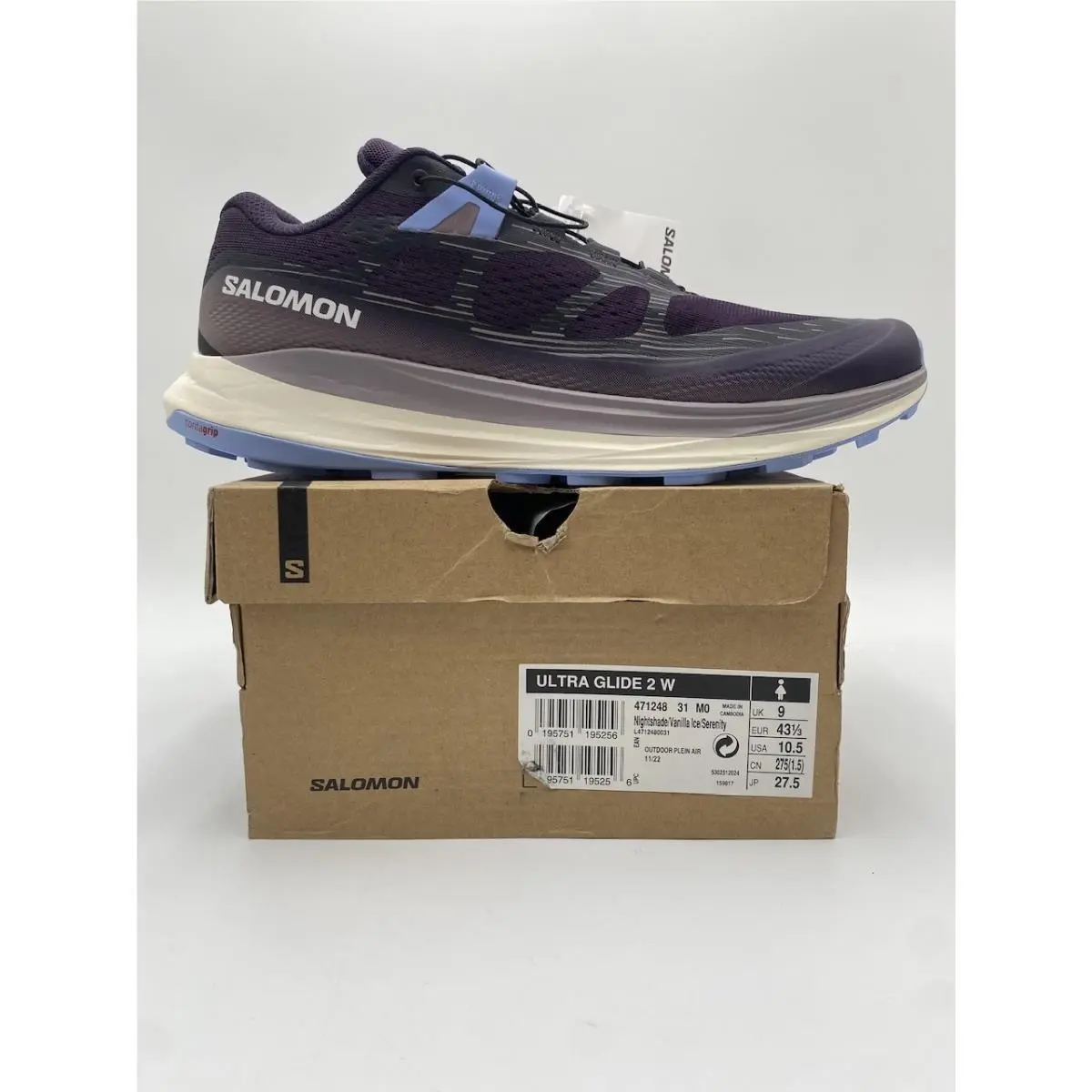 Salomon shoes - Salomon Ultra Glide - Ultra Glide - Purple (UPC: 195751195256) 9
