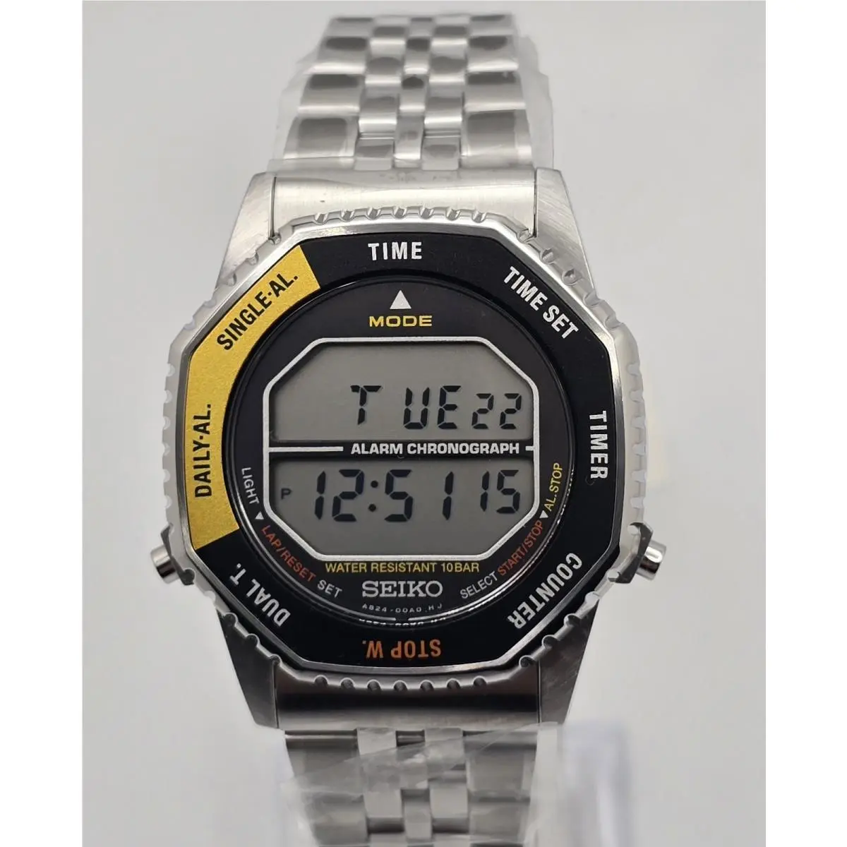 Seiko SBJG017 Rotocall Astronaut Digital Quartz 37mm Jdm Full Set
