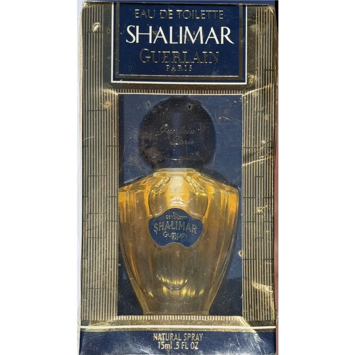 Vintage  Shalimar Eau De Toilette 15mL 1/2fl oz Paris Rare by Guerlain