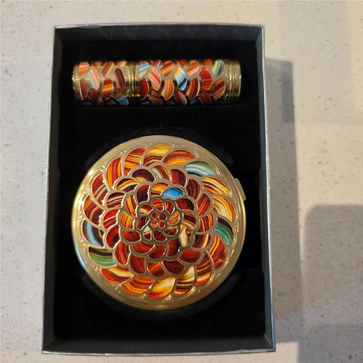 Les Meteorites Refillable Lipstick Compact Powder 1989 Rare by Guerlain