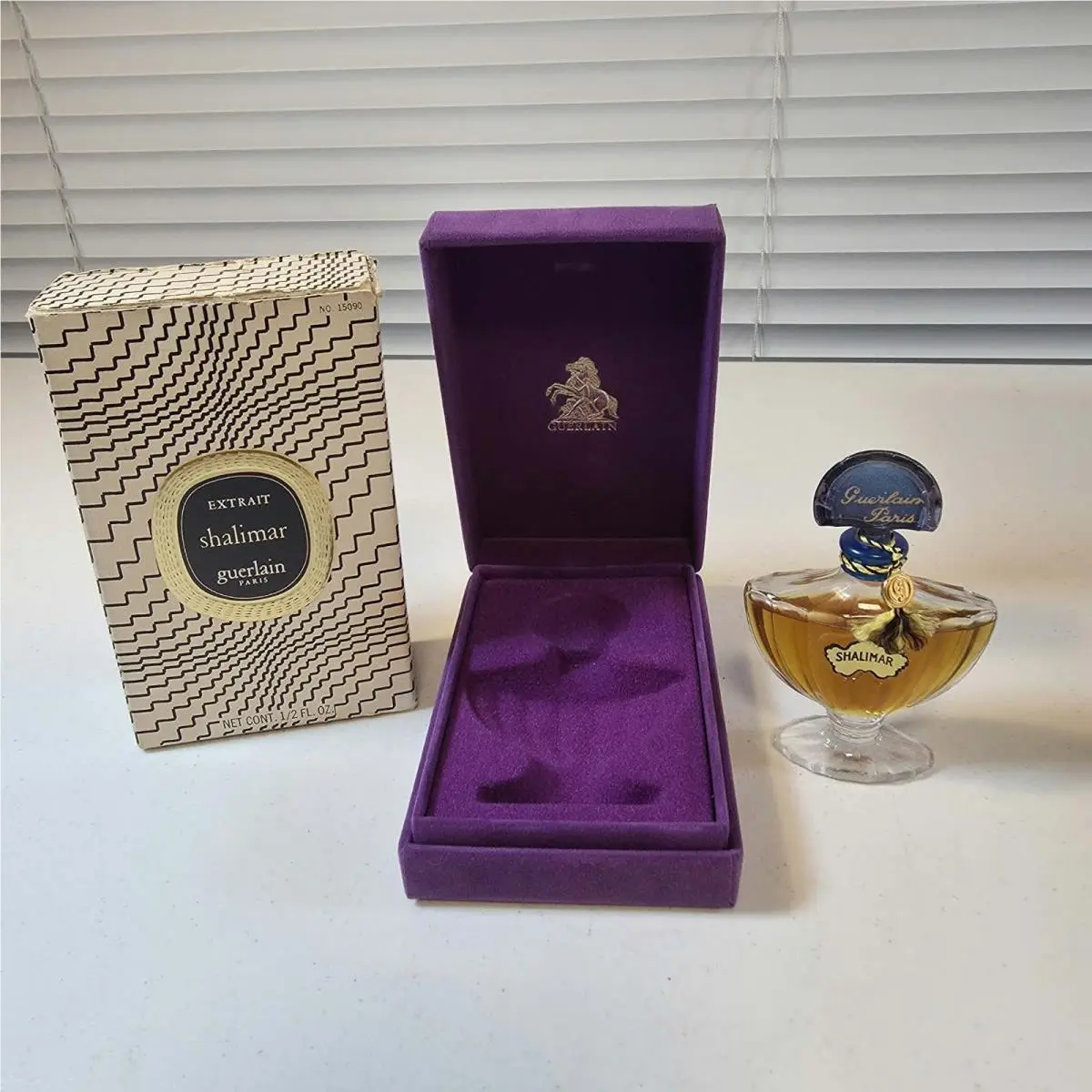Shalimar Extrait Guerlain Paris Perfume Pure Parfum .5 OZ