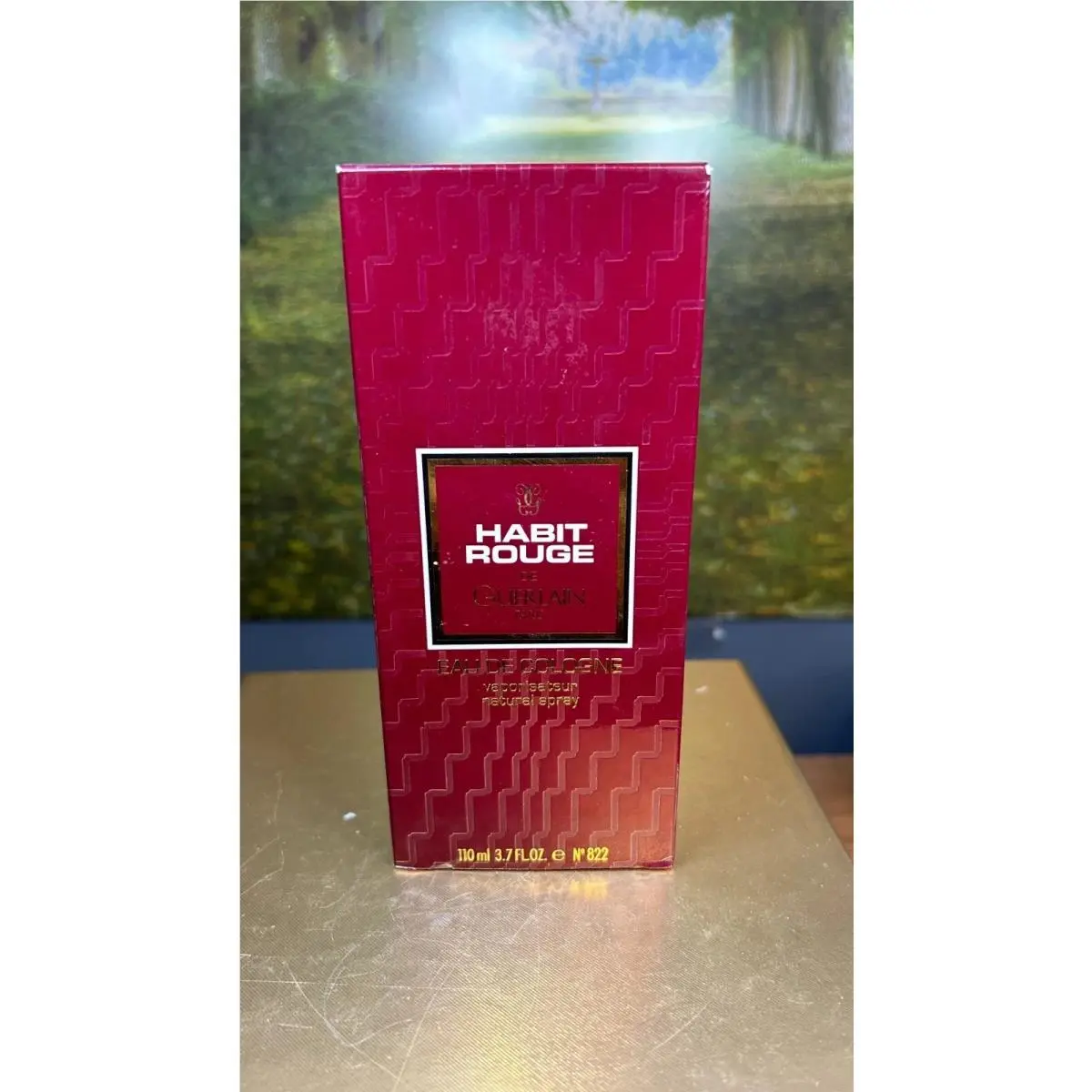 Habit Rouge 110ml/3.7oz Eau de Cologne Spray Men Vintage by Guerlain