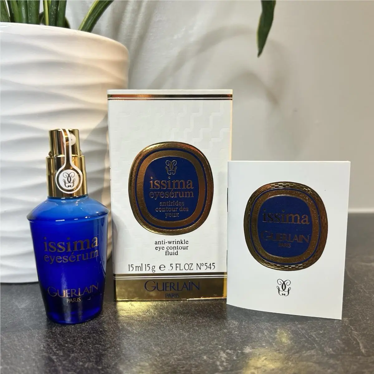 Issima Anti Wrinkle Eye Contour Fluid .5 oz Full Size Retired by Guerlain