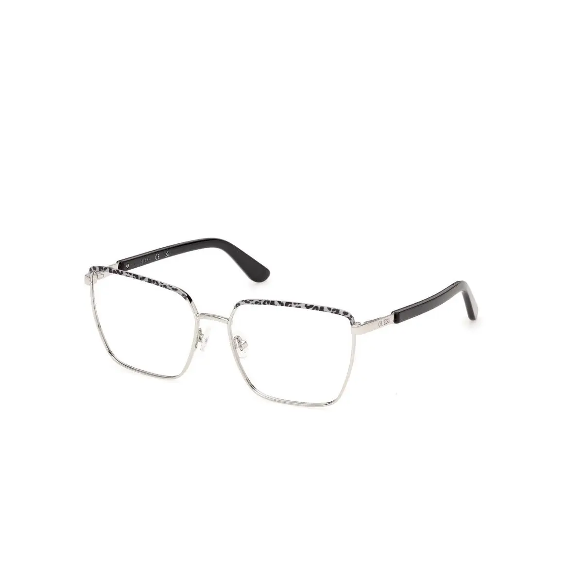 GU 50442 Animal/monocolor / Shiny Black 099 Size 54 Eyeglasses by Guess