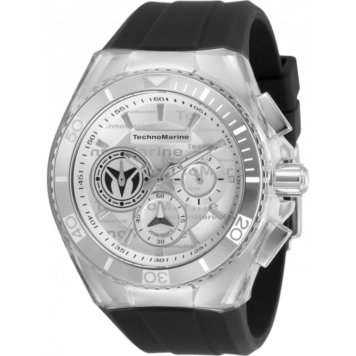 Technomarine Men`s Watch Cruise California Chronograph Black Strap TM-118122