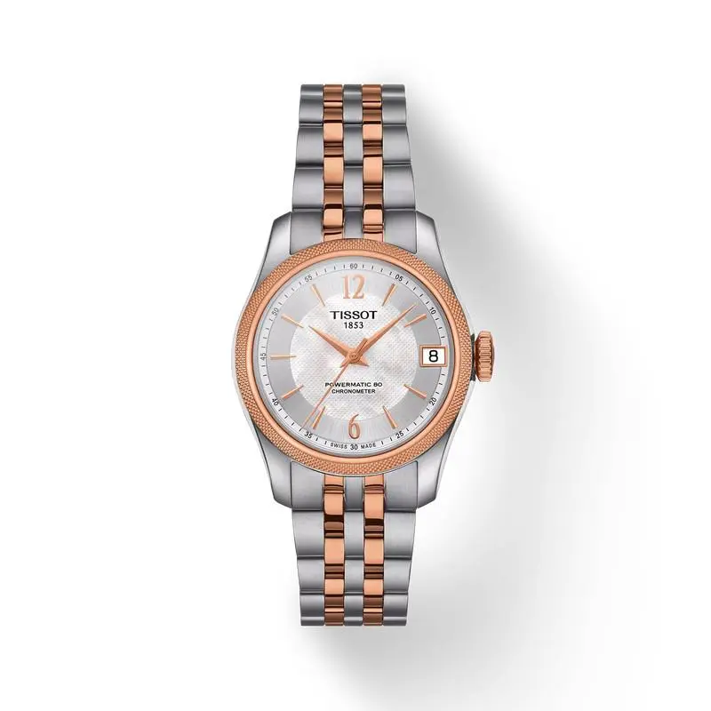 Ballade Automatic Chronometer White Mother of Pearl Dial T1082082211701 by Tissot