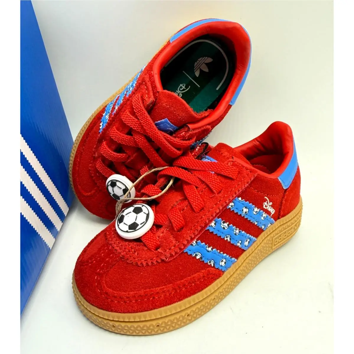 Adidas shoes - adidas handball spezial CF EL I - Red/Lucid Ray Blue/Gum 4