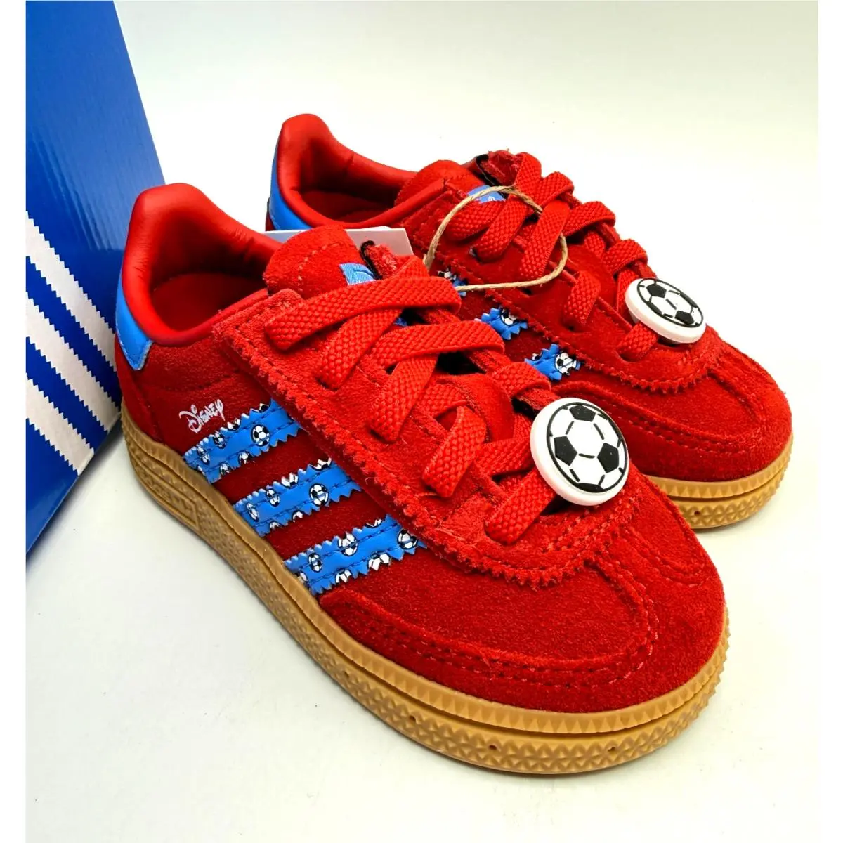 Adidas shoes - adidas handball spezial CF EL I - Red/Lucid Ray Blue/Gum 10