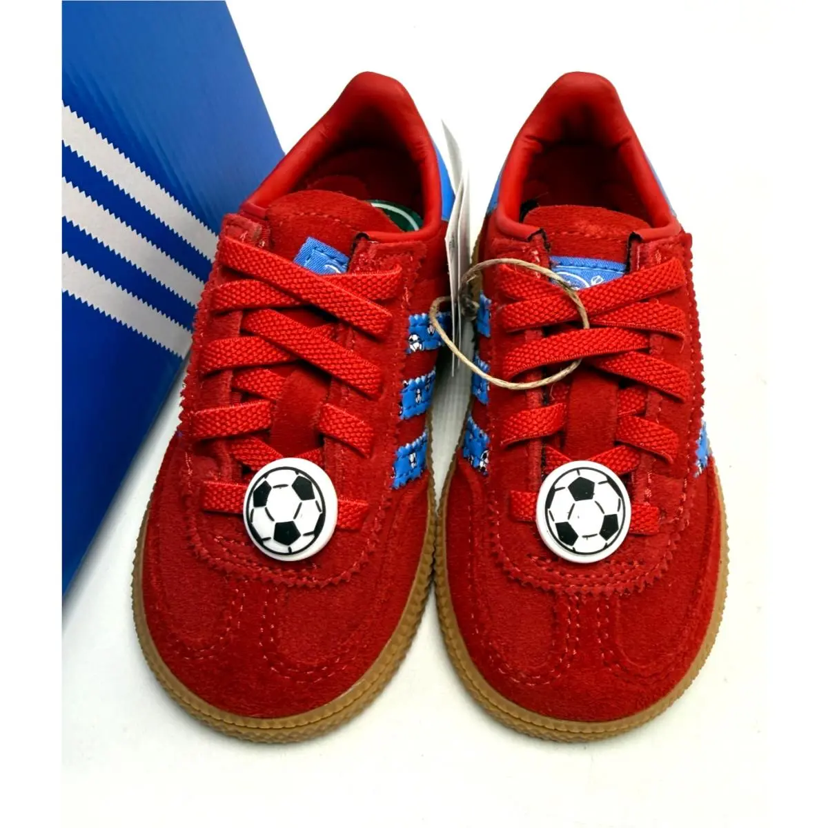 Adidas shoes - adidas handball spezial CF EL I - Red/Lucid Ray Blue/Gum 0