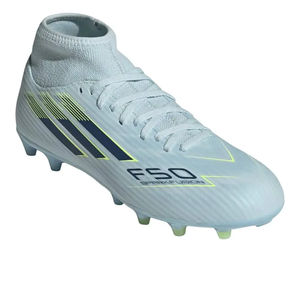 Adidas shoes - adidas F50 Sparkfusion Club Mid Cut Firm Ground  Artificial Groun - JQ4585 - Blue 0