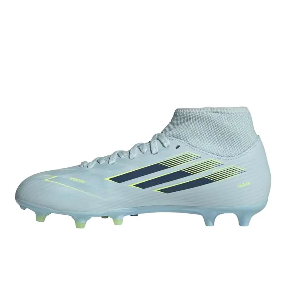 Adidas shoes - adidas F50 Sparkfusion Club Mid Cut Firm Ground  Artificial Groun - JQ4585 - Blue 9