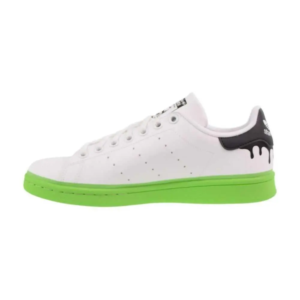 Adidas shoes - Cloud White-Solid Green 2