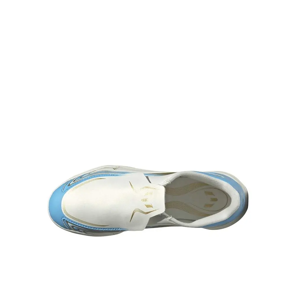Adidas shoes - adidas F50 Messi League Laceless Indoor Soccer Cleats - SB1158-KK1383 - Blue, White 2