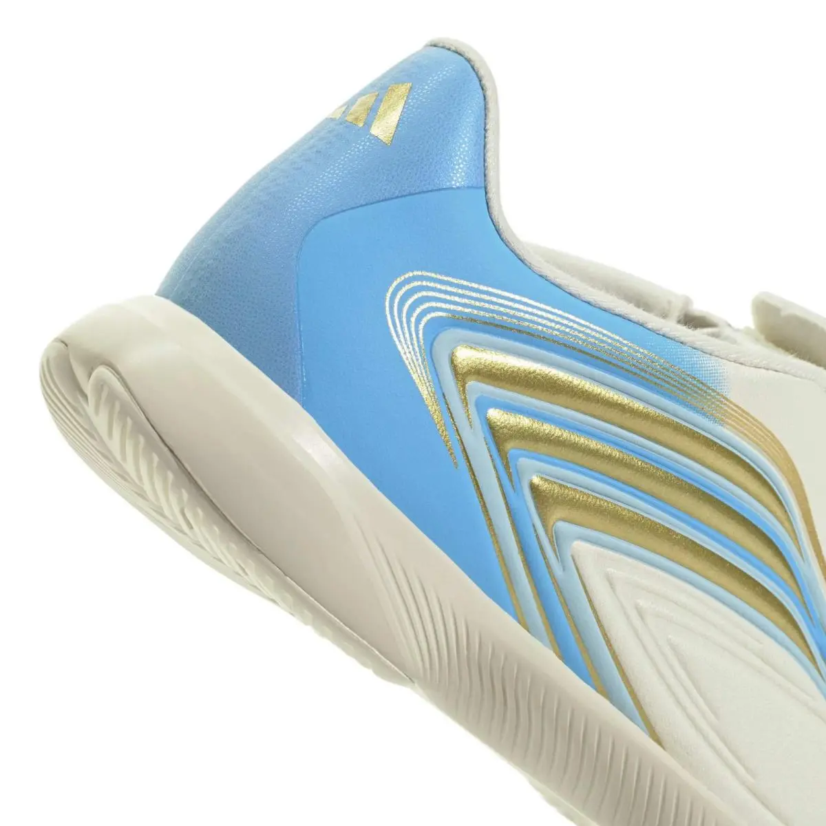 Adidas shoes - adidas F50 Messi League Laceless Indoor Soccer Cleats - SB1158-KK1383 - Blue, White 13