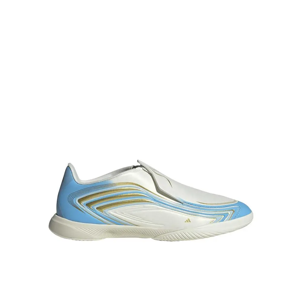 Adidas shoes - adidas F50 Messi League Laceless Indoor Soccer Cleats - SB1158-KK1383 - Blue, White 7
