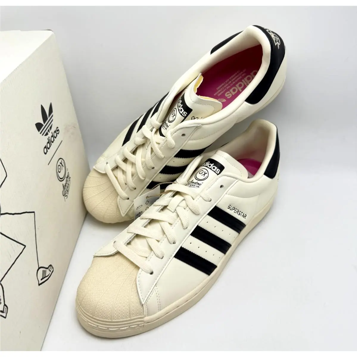 Adidas shoes - ADIDAS Superstar Andre Saraiva - Superstar Andre Saraiva - GZ2203 - Chalk White/Chalk White/Core Black 4