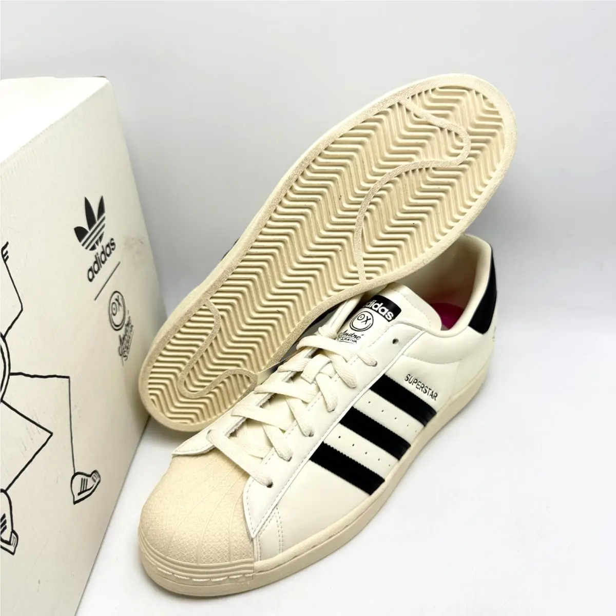 Adidas shoes - ADIDAS Superstar Andre Saraiva - Superstar Andre Saraiva - GZ2203 - Chalk White/Chalk White/Core Black 12