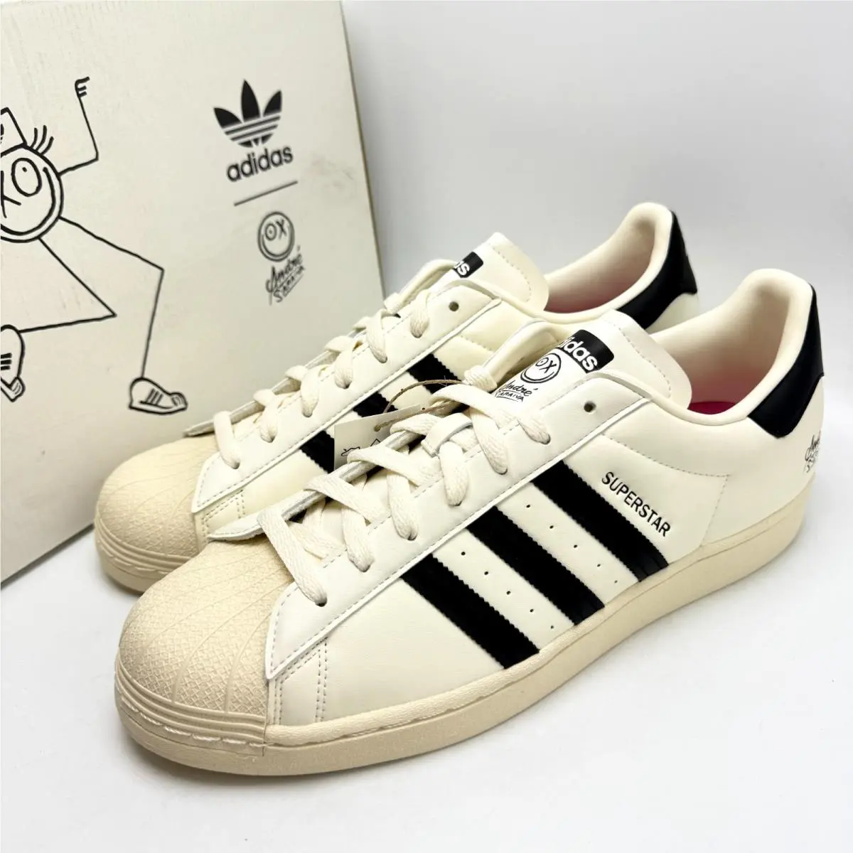 Adidas shoes - ADIDAS Superstar Andre Saraiva - Superstar Andre Saraiva - GZ2203 - Chalk White/Chalk White/Core Black 6