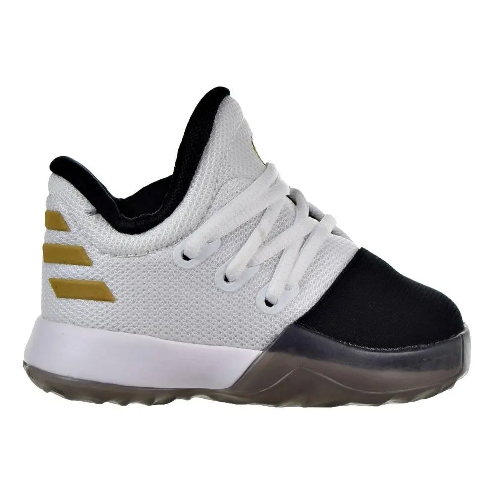 Adidas shoes - White/Black/Metallic Gold 5
