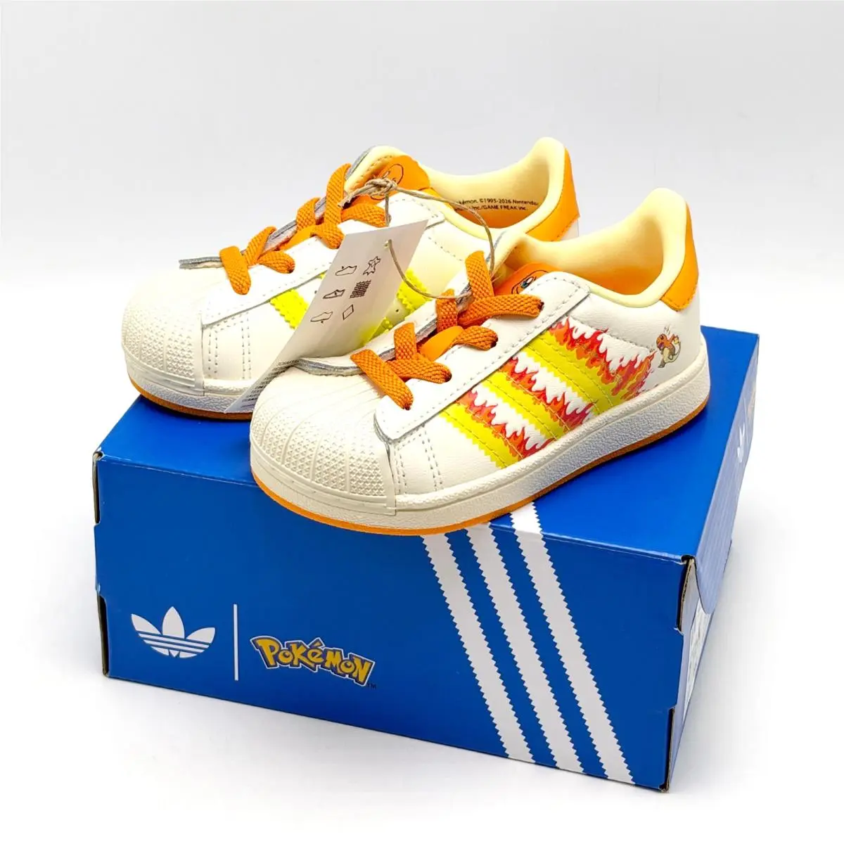 Adidas shoes - adidas Superstar II EL I - CREWHT / SHOYEL / BORANG 4