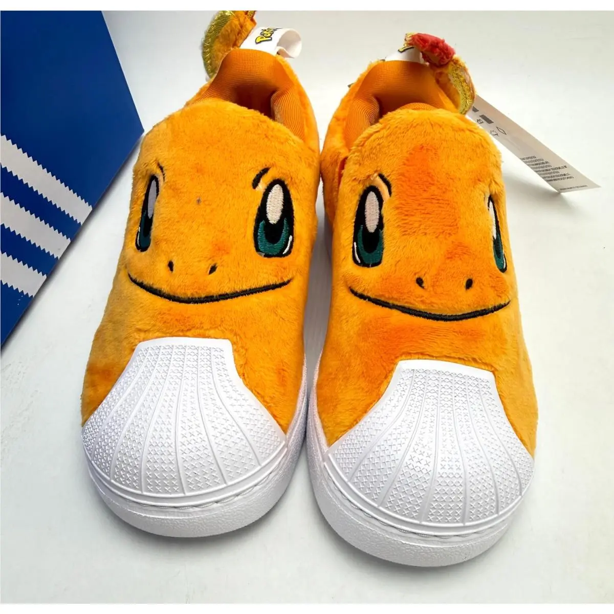 Adidas shoes - ADIDAS SUPERSTAR QUICKON K Charmander - ORANGE / FTWWHT / EQTGRN 8