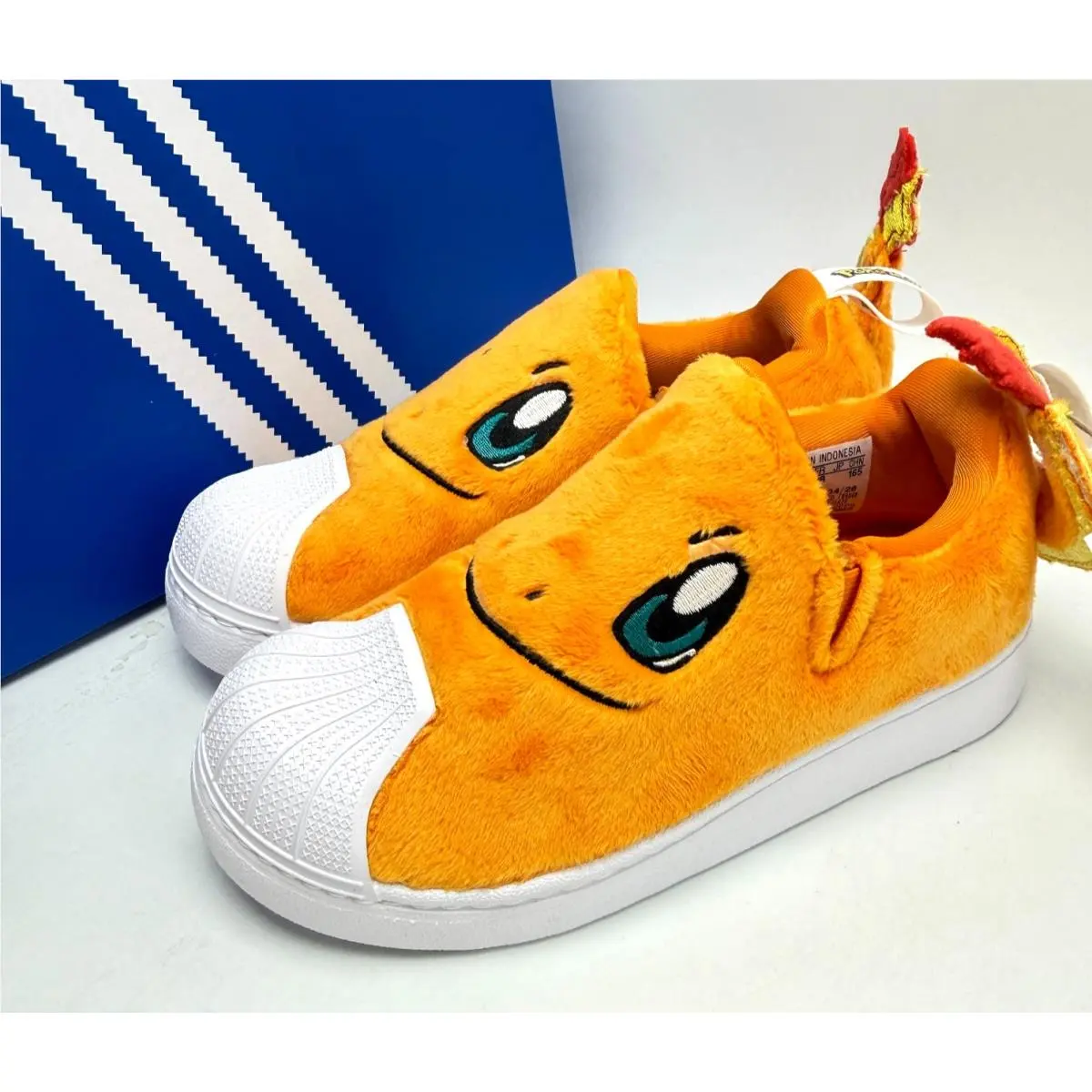 Adidas shoes - ADIDAS SUPERSTAR QUICKON K Charmander - ORANGE / FTWWHT / EQTGRN 7