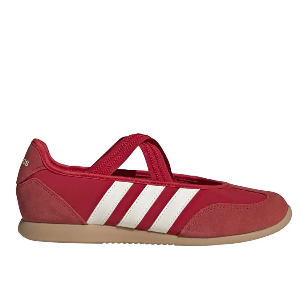 Adidas Barreda Mary Jane Womens Red Flats Casual SB1158-HQ7398