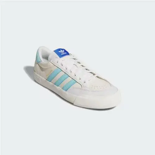 Adidas shoes - Chalk White / Bliss Blue / Core White 3