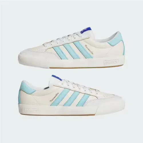 Adidas shoes - Chalk White / Bliss Blue / Core White 6