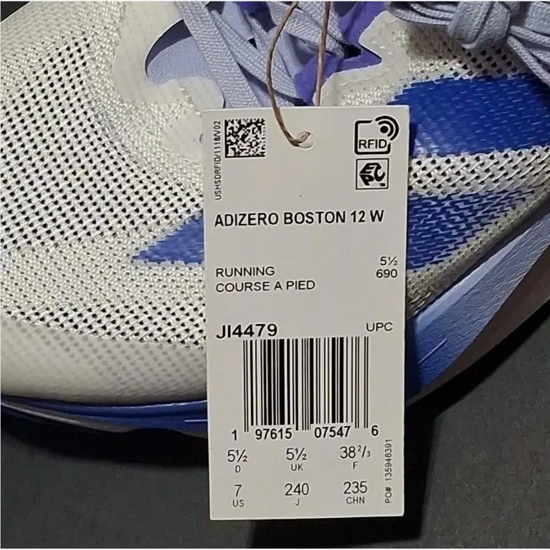 Adidas shoes - adidas Adizero Boston 12 - Adizero Boston - JI4479 - Blue 7