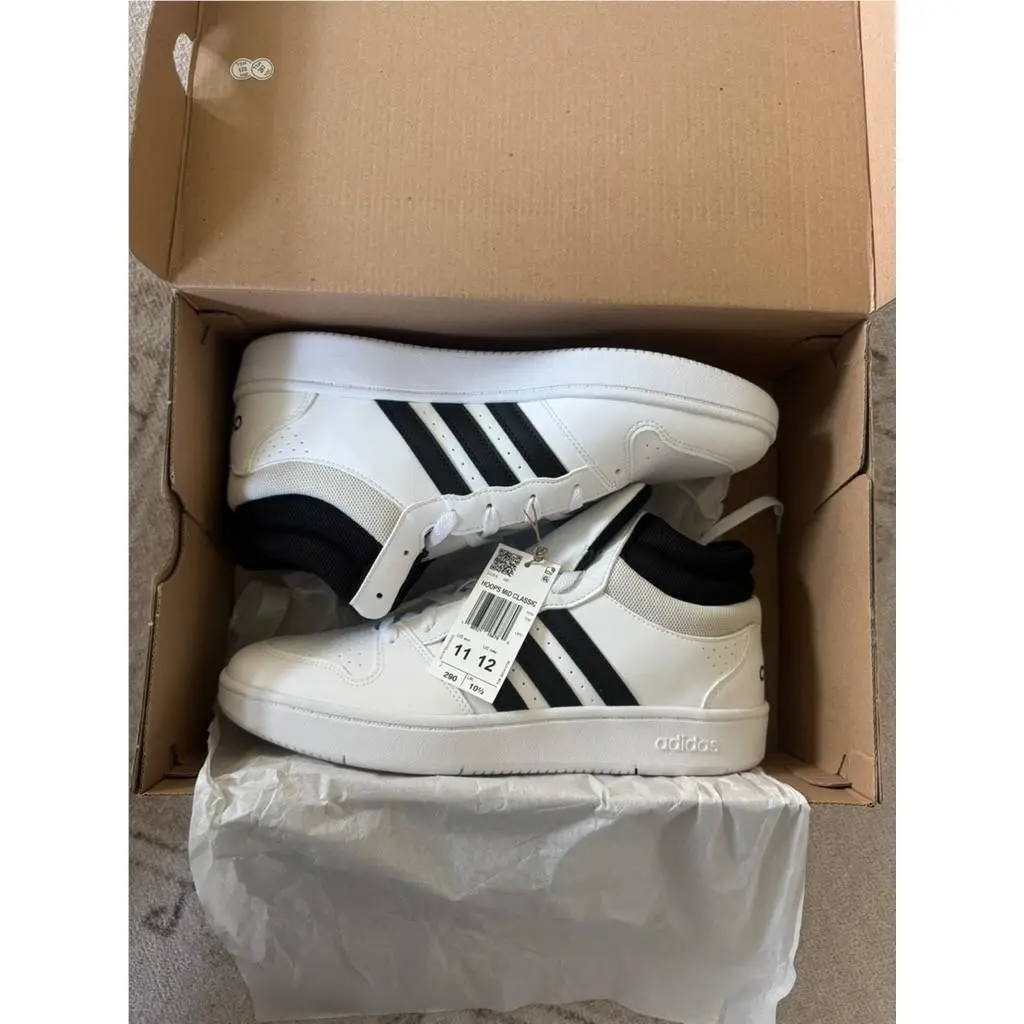 Adidas shoes - adidas Hoops - Hoops - White 4
