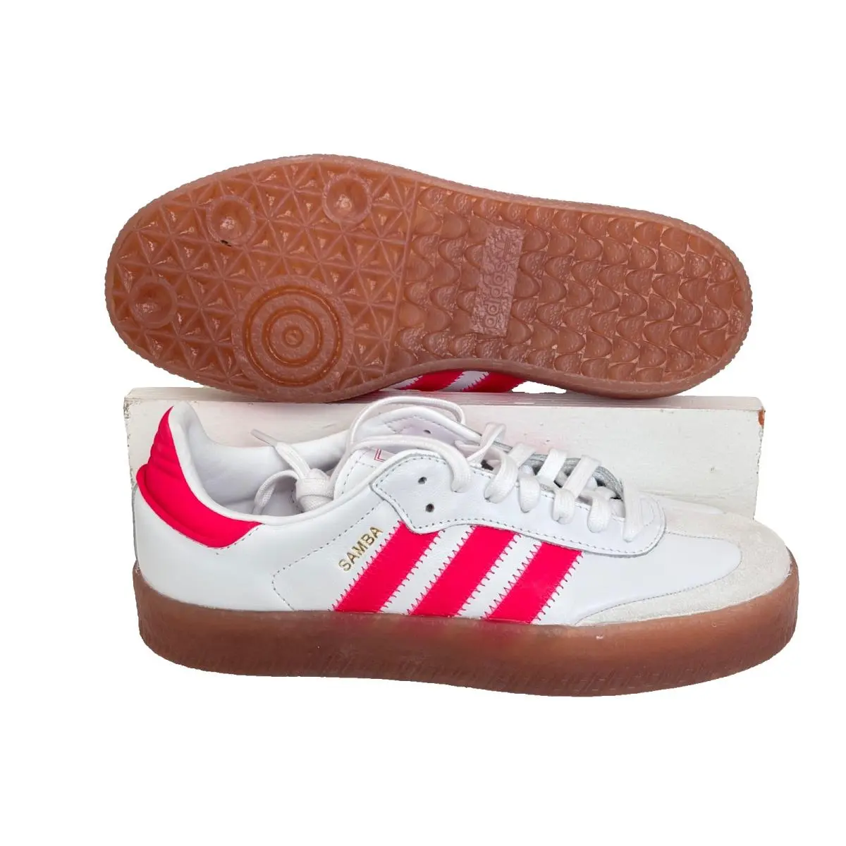 Adidas shoes - adidas SAMBAE - SAMBAE - JP9532 - CLOUD WHITE/SHOCK PINK/GOLD METALLIC 1