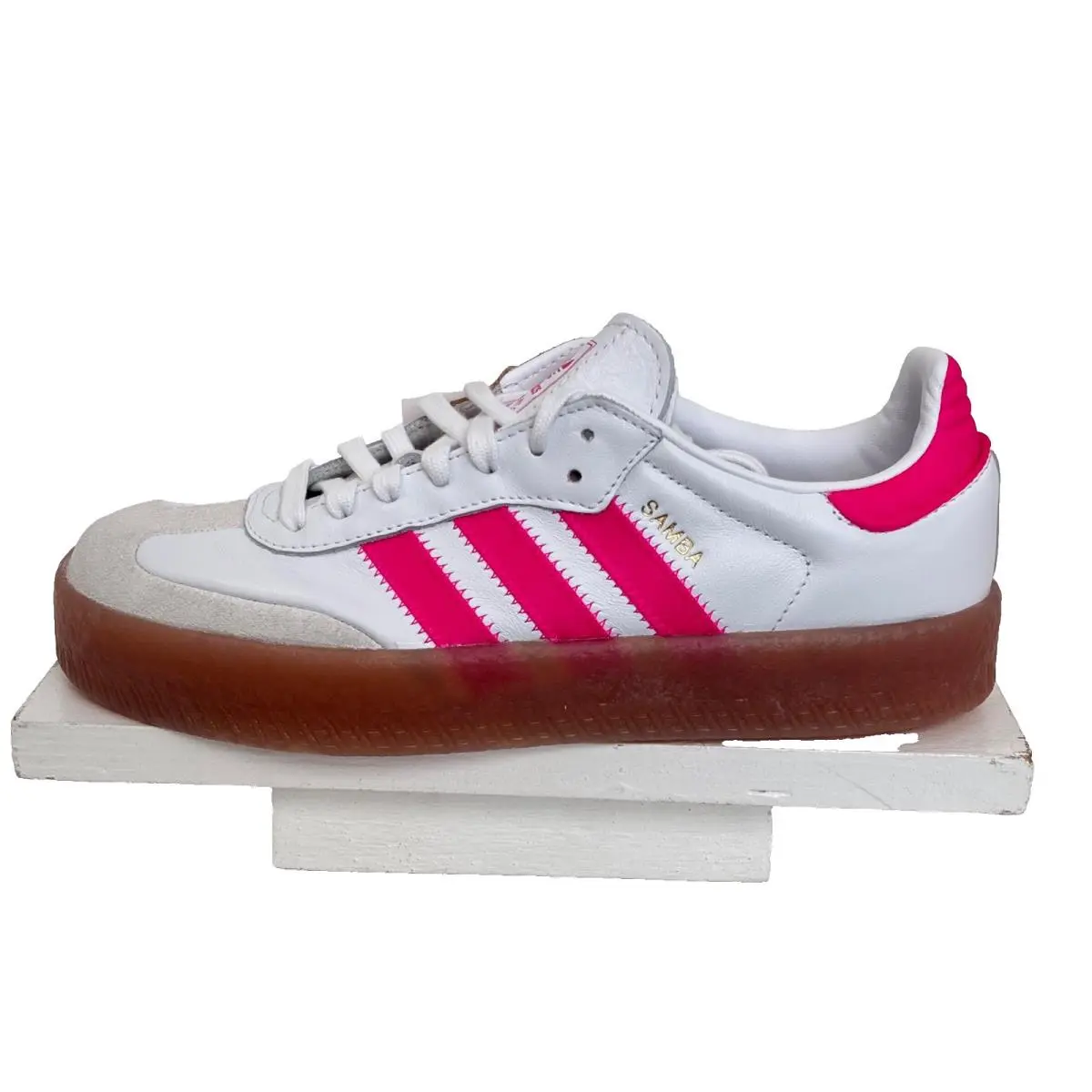 Adidas shoes - adidas SAMBAE - SAMBAE - JP9532 - CLOUD WHITE/SHOCK PINK/GOLD METALLIC 2