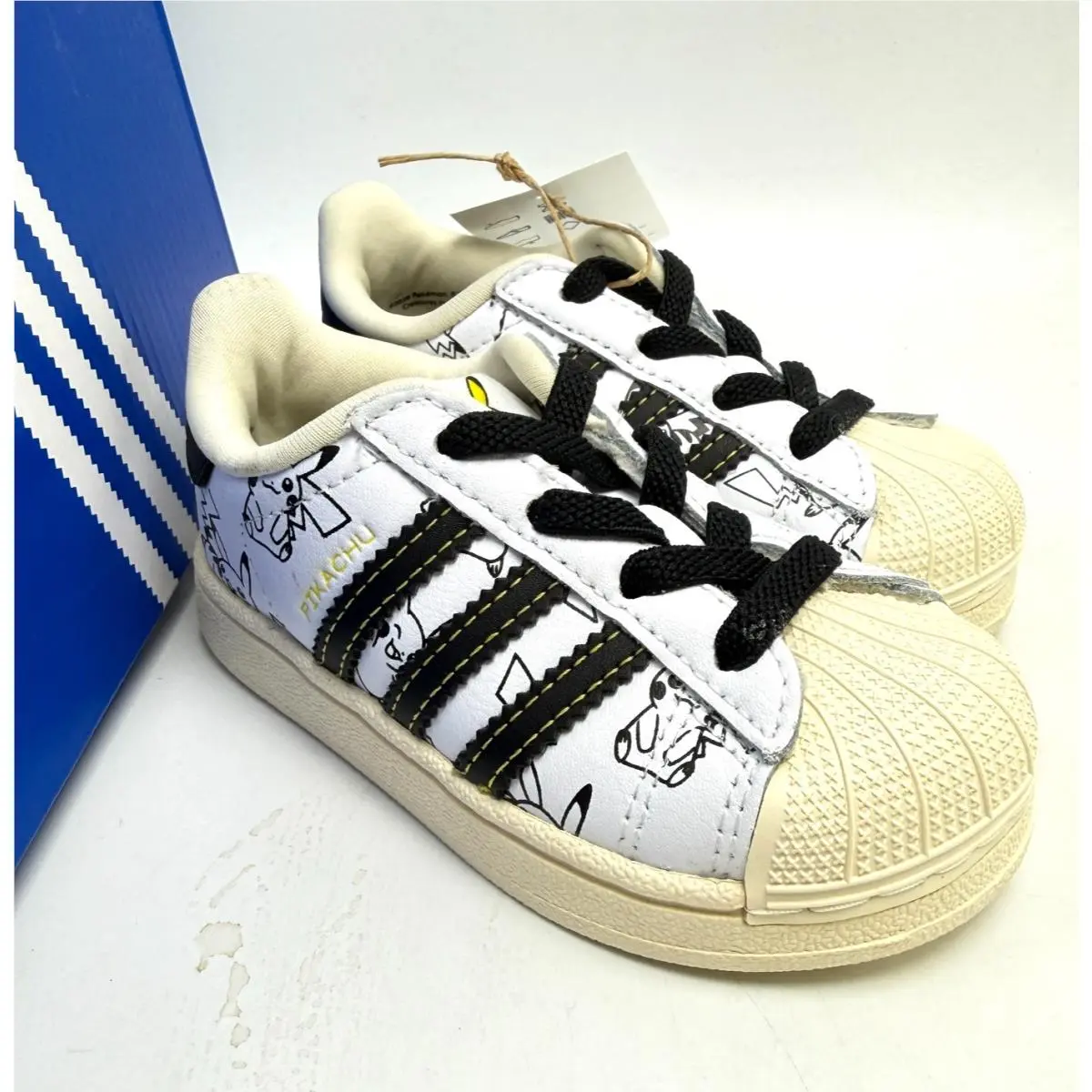 Adidas shoes - adidas Superstar II EL I - Cloud White/Core Black/Gold Metallic 2